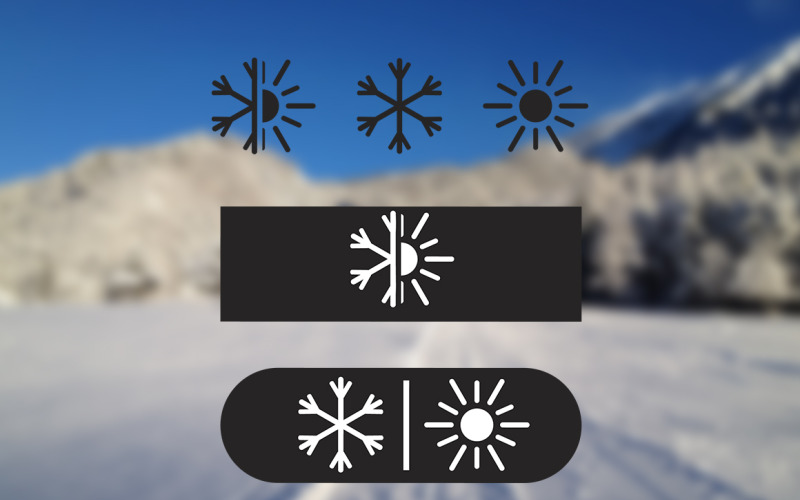 Download Vector "Climate Icons - Vector Image" / Climate Icons - Vector Image - Vector на тему графика air,conditioner,heat,icon,coolness,cooling,cold,hot,vector,sun,car,symbol,arrow,auto,system,design,winter,flake,sign,wind