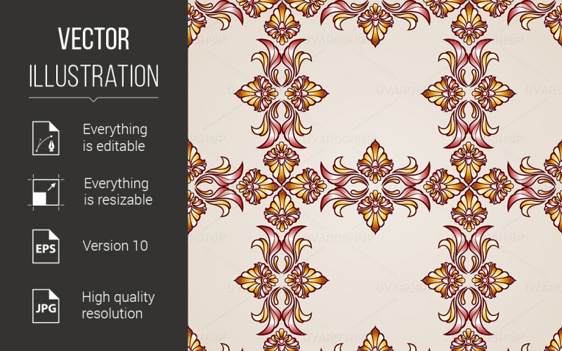 Download Vector "Pattern - Vector Image" / Pattern - Vector Image - Vector на тему графика pattern,abstract,seamless,repetition,illustrations,vector,curled,art,vine,decoration,outline,intricacy,leaf,nature,ornaments,painting,flower,stem,tendril