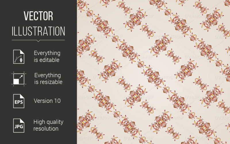 Seamless Pattern - Immagine Vettoriale