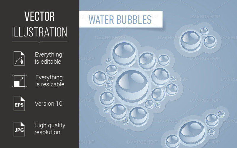 Download Vector "Bubbles for drink - Vector Image" / Bubbles for drink - Vector Image - Vector на тему графика bubbles,drink,for,light,water,transparent,brightly,gradient,bright,circle,clean,perfection,molecule,dew,painting,view,liquid,design,moving,shape
