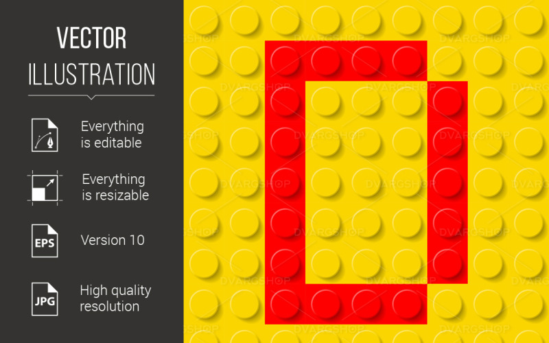 Download Vector "Letter D in Construction Kit - Vector Image" / Letter D in Construction Kit - Vector Image - Vector на тему графика kit,plastic,letter,construction,font,building,red,yellow,typeface,sample,geometric,detail,block,learn,character,design,template,texture,latin,symbol