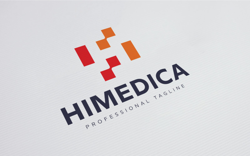 Download Шаблон логотипа "Letter H - Himedica Logo Template" / Letter H - Himedica Logo Template - Шаблон логотипа на тему графика box,data,development,logo,letter h,h letter,lab,laboratory,medical,research,square,tech,technology,science,network,software,connection,geometric,biotech,engineering