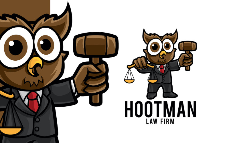 Logo společnosti právnická firma sova