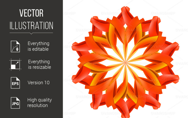 Download Vector "Abstract Red and Orange Pattern - Vector Image" / Abstract Red and Orange Pattern - Vector Image - Vector на тему графика pattern,orange,red,paper,abstract,ornate,texture,stylized,fall,flourish,curve,season,flowery,origami,ornament,isolated,style,shape,background,design