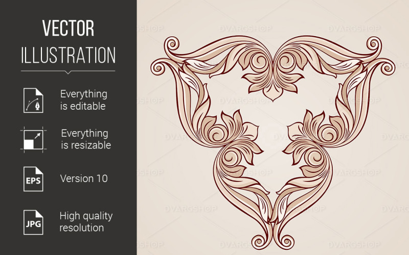 Download Vector "Rose Pink Floral Pattern - Vector Image" / Rose Pink Floral Pattern - Vector Image - Vector на тему графика pattern,rose,floral,pink,pastel,vintage,decoration,natural,emblem,background,decorative,florid,symmetry,orient,lacy,damask,artwork,abstract,leaf,oriental