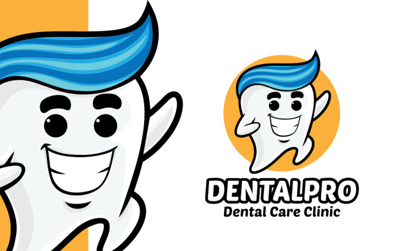 Tooth Dental Clinic Logo Template