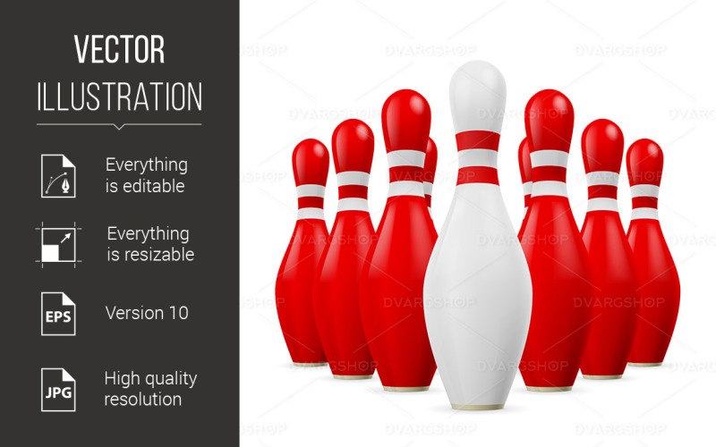 Download Vector "Triangle of Red Skittles - Vector Image" / Triangle of Red Skittles - Vector Image - Vector на тему графика skittles,triangle,bowling,red,white,skittle,sports,symbols,illustrations,equipment,grey,backgrounds,shiny,rows,color,symbol,painting,streak,strike