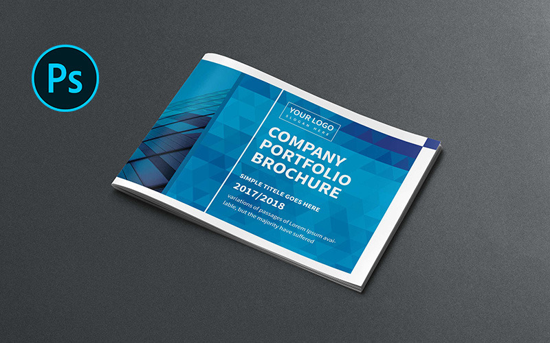 A5 Unternehmensportfolio-Broschüre - Corporate Identity-Vorlage