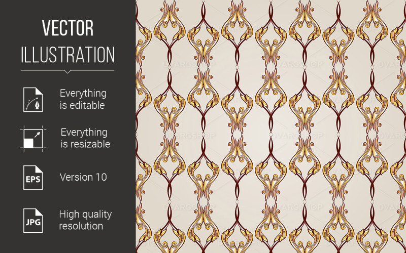 Download Vector "Pattern - Vector Image" / Pattern - Vector Image - Vector на тему графика pattern,henna,seamless,brown,repetition,image,asia,imagery,abstract,beautiful,backgrounds,nature,flower,beauty,swirl,textile,wallpaper,intricacy,square,branch