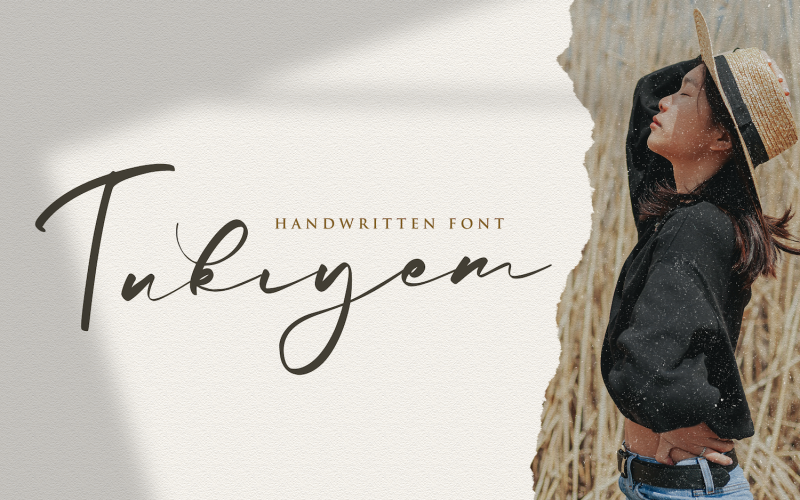Download Шрифт "Tukiyem - Handwritten Font" / Tukiyem - Handwritten Font - Шрифт на тему графика luxury,script,calligraphy,brushpen,multilingual,modern,handlettering,lovely,handwritting,stylish,elegant,handwritten,whimsical,typography,handlettered