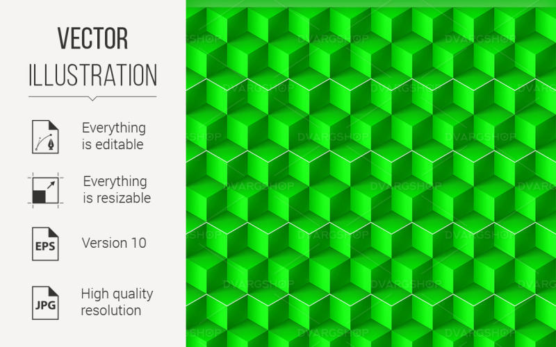 Download Vector "Abstract Geometric Background - Vector Image" / Abstract Geometric Background - Vector Image - Vector на тему графика background,geometric,abstract,cube,green,block,box,repetition,backdrop,wallpaper,surface,pattern,color,dimensional,geometry,graphic,cubic,motif,cell,build