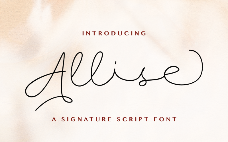 Allise - підписний скоропис