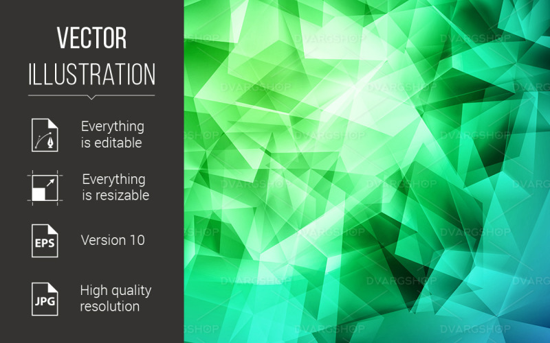 Polygonaler Hintergrund - Vektorbild