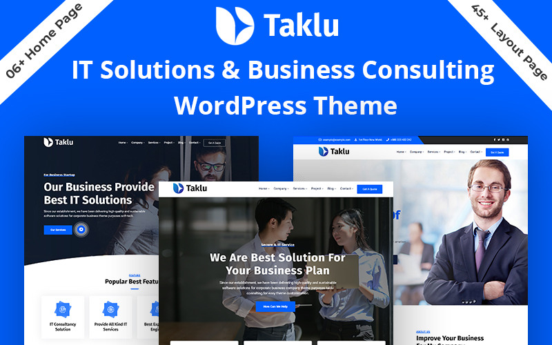 Taklu - Tema WordPress per affari e consulenti