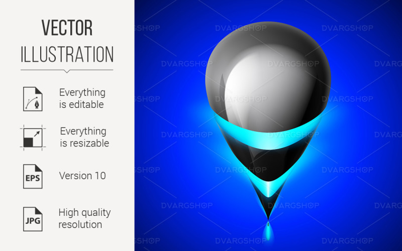 Download Vector "Future Object - Vector Image" / Future Object - Vector Image - Vector на тему графика future,object,blue,black,draw,technology,template,shiny,design,shape,vector,abstract,shadow,shining,element,stripe,line,round,symbol,graphic