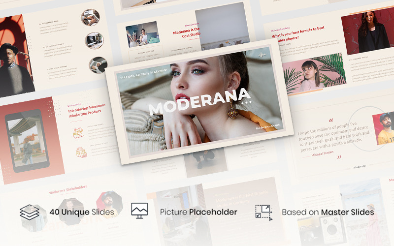 Moderana – Creatieve zakelijke PowerPoint-sjabloon