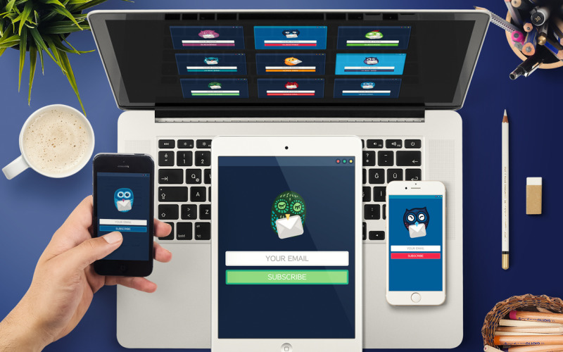 Download Vector "Owl's Mail And Newsletters - Vector Image" / Owl's Mail And Newsletters - Vector Image - Vector на тему графика interface,vector,internet,newsletter,email,mail,template,form,register,owl,subscribe,letter,website,envelope,sign,button,layout,frame,label,bird