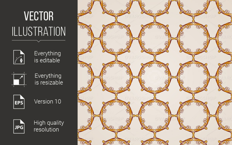 Download Vector "Pattern - Vector Image" / Pattern - Vector Image - Vector на тему графика pattern,abstract,seamless,design,bunch,wallpaper,nature,repetition,beauty,simplicity,ornate,style,curled,intricacy,illustrations,painting,beige,spiral,swirl,flower