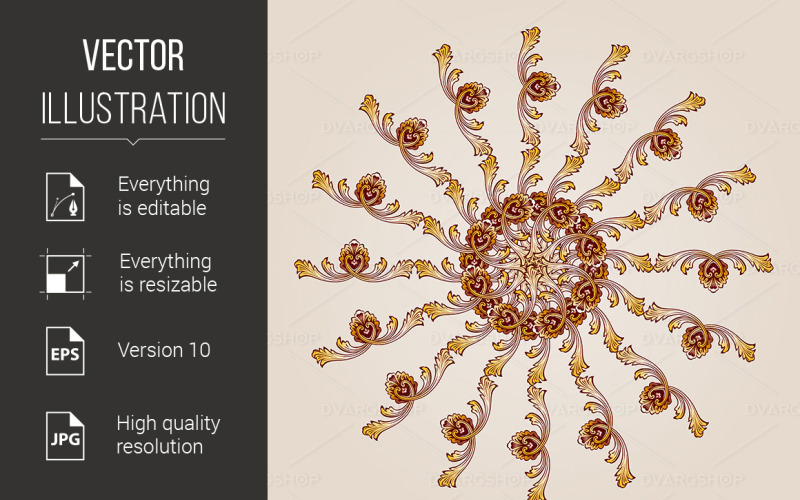 Download Vector "Element - Vector Image" / Element - Vector Image - Vector на тему графика element,abstract,pattern,flower,curled,revival,spiral,image,background,drawing,imagery,shape,bunch,decoration,simplicity,vector,colors,swirl,curve