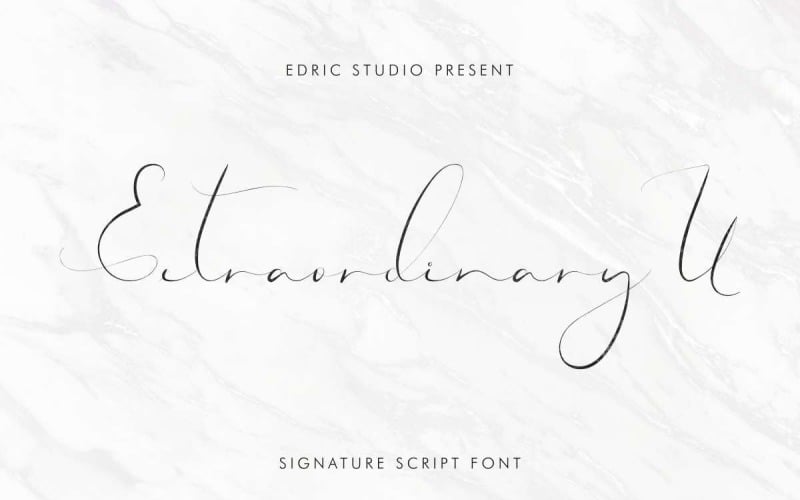 Download Шрифт "Extraordinary U Font" / Extraordinary U Font - Шрифт на тему графика beautiful,bold,brochure,brush,calligraphy,card,classic,clean,elegant,fashion,flyer,font,handwriting,invitation,lettering,light,logo,modern,natural,photography