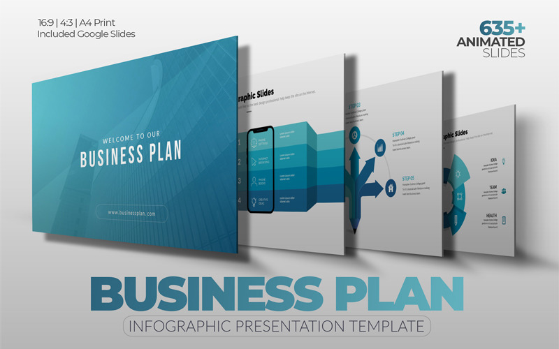 Infographic Business-Plan Presentation №118387