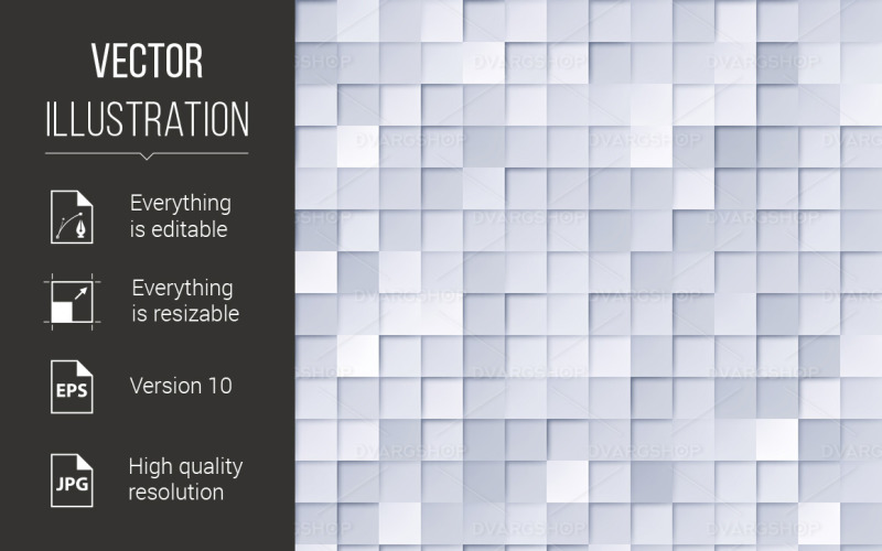 Download Vector "Squared Tiles - Vector Image" / Squared Tiles - Vector Image - Vector на тему графика abstract,saturation,white,tile,rom,vector,decoration,wallpaper,design,ornament,vintage,bathroom,different,cube,background,backdrop,element,style,color,pixel