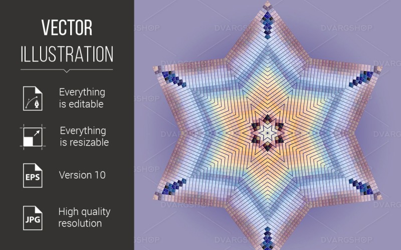 Download Vector "Mosaic - Vector Image" / Mosaic - Vector Image - Vector на тему графика mosaic,abstract,violet,star,creativity,colored,arts,illustrations,macro,heart,pixelated,inspiration,ornaments,stone,decoration,filigree,elegance,cyan,variation,spotted