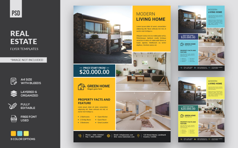 Download Фирменный стиль "Real Estate Flyers - Corporate Identity Template" / Real Estate Flyers - Corporate Identity Template - Фирменный стиль на тему графика flyer,template,business,design,real estate,advertise,architecture,graphic,home,paper,house,industry,city,agent,building,advertising,promotion,property,interior,exterior