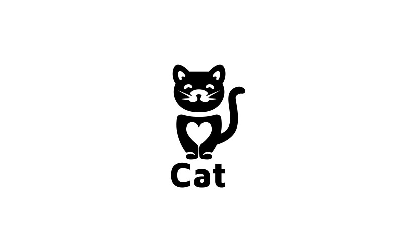 Cat Logo Template #118770 - Templatemonster