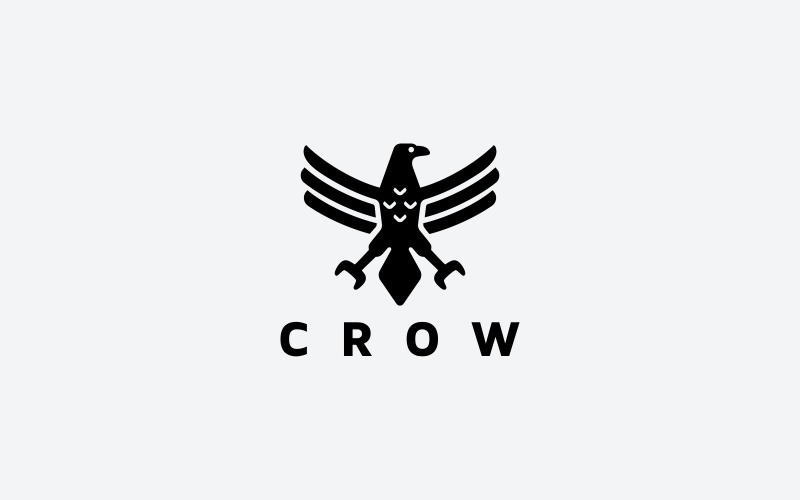 Crow Logo Png 2 Graphic by Chilious · Creative Fabrica