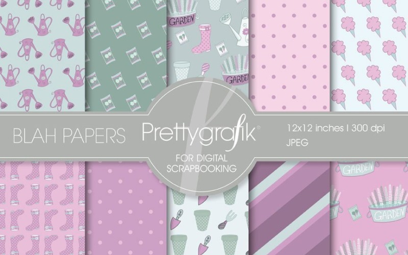 Download Vector "Delightful Darden Digital Paper - Vector Image" / Delightful Darden Digital Paper - Vector Image - Vector на тему графика scrapbooking,garden,patterns,boots,digital papers,digital art,digital scrapbooking