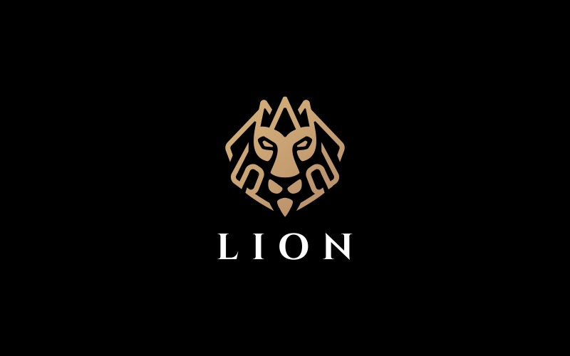Download Шаблон логотипа "Lion King Logo Template" / Lion King Logo Template - Шаблон логотипа на тему графика animal,animals,branding,club,company,crown,elegant,head,jungle,king,lion,lion head,lion king,lion logo,logo,luxury,power,powerpoint,royal,shield