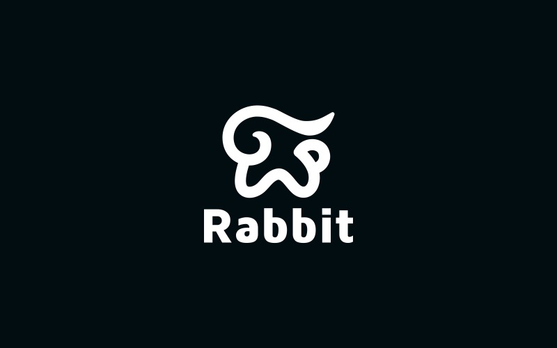 Rabbit Logo Template #118766 - TemplateMonster