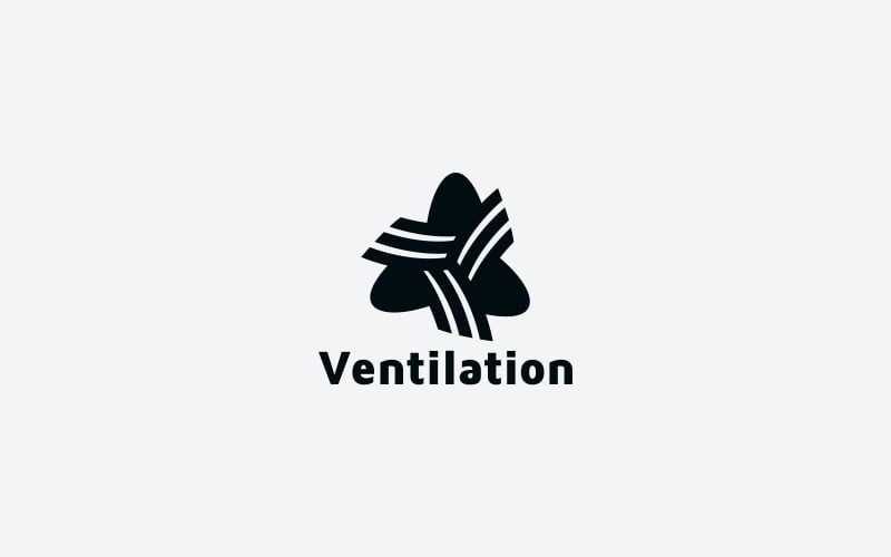 Ventilatie Logo sjabloon