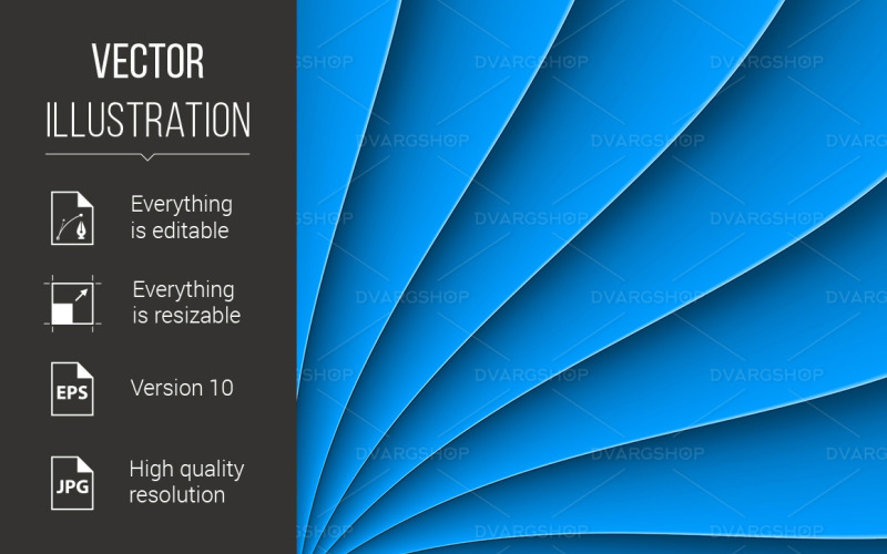 Patrón de fondo del ventilador - Imagen vectorial