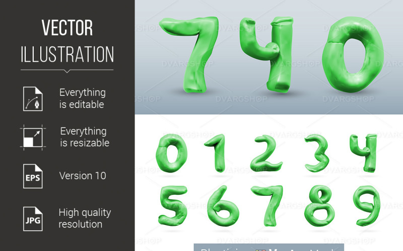 Download Vector "Set of Color Plasticine Figure - Vector Image" / Set of Color Plasticine Figure - Vector Image - Vector на тему графика plasticine,set,color,background,figure,isolated,numeral,green,picture,made,sign,modeling,shape,hmade,simple,design,texture,fun,element,font