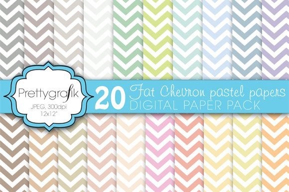 Download Vector "Chevron Digital Paper, Commercial - Vector Image" / Chevron Digital Paper, Commercial - Vector Image - Vector на тему графика scrapbooking,patterns,digital papers,digital art,pastel,digital scrapbooking,chevron