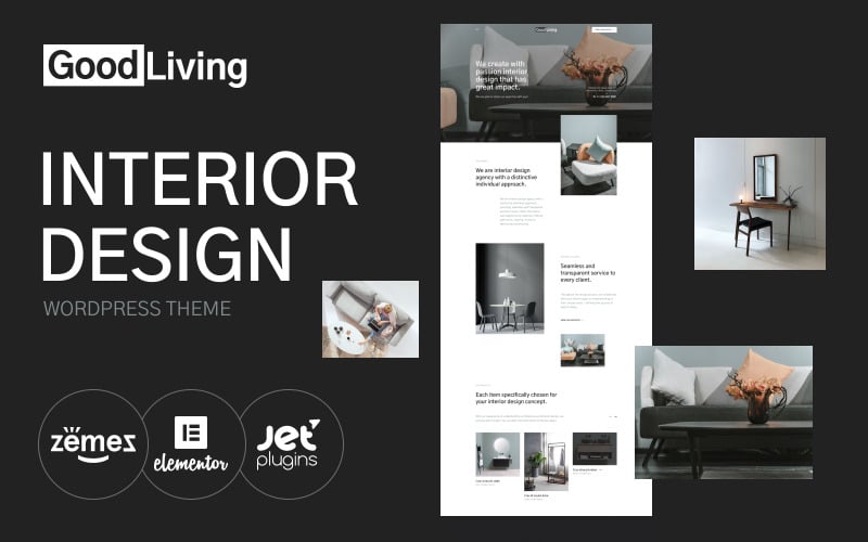 GoodLiving – WordPress-Theme für Wohndekoration und Inneneinrichtung
