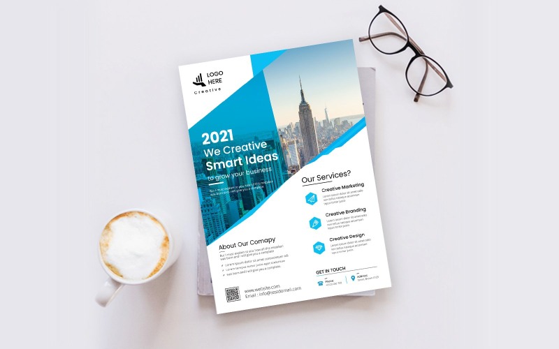 Download Фирменный стиль "Minimal Business Flyer - Corporate Identity Template" / Minimal Business Flyer - Corporate Identity Template - Фирменный стиль на тему графика template,flyer,business,modern,poster,corporate,design,a4,creative,simple,company,print,style,concept,element,sales,icon,idea,elegant,stylish