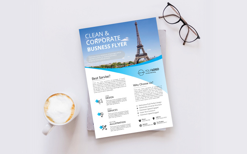 Download Фирменный стиль "Minimal Business Flyer - Corporate Identity Template" / Minimal Business Flyer - Corporate Identity Template - Фирменный стиль на тему графика template,flyer,business,modern,poster,corporate,design,a4,creative,simple,company,print,style,concept,element,sales,icon,idea,elegant,stylish