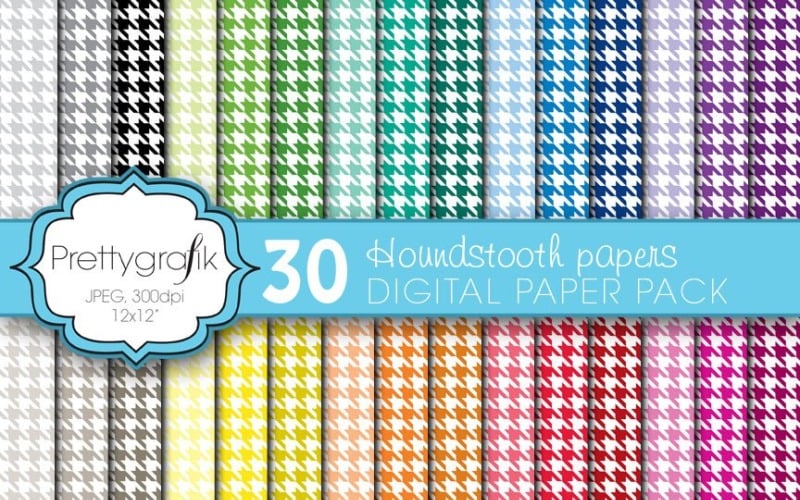 Papier numérique pied-de-poule - Image vectorielle