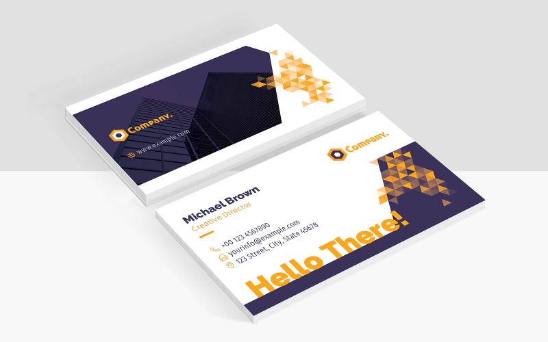 Download Фирменный стиль "Business Card Creative - Corporate Identity Template" / Business Card Creative - Corporate Identity Template - Фирменный стиль на тему графика business card,profile,contact,corporate,business,marketing,hello,modern,creative,design