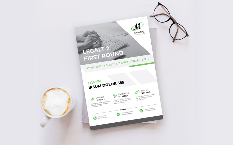 Download Фирменный стиль "Business Flyer - Corporate Identity Template" / Business Flyer - Corporate Identity Template - Фирменный стиль на тему графика template,flyer,business,modern,poster,corporate,design,a4,creative,simple,company,print,style,concept,element,sales,icon,idea,elegant,stylish