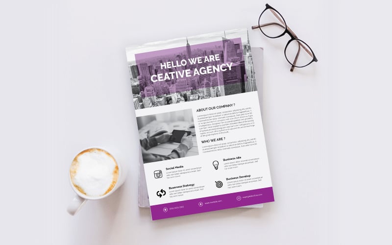 Download Фирменный стиль "Clean Flyer - Corporate Identity Template" / Clean Flyer - Corporate Identity Template - Фирменный стиль на тему графика template,flyer,business,modern,poster,corporate,design,a4,creative,simple,company,print,style,concept,element,sales,icon,idea,elegant,stylish