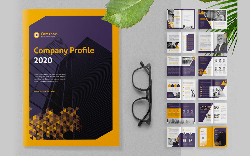 Download Фирменный стиль "Company Profile Brochure Creative - Corporate Identity Template" / Company Profile Brochure Creative - Corporate Identity Template - Фирменный стиль на тему графика company profile,agency,project,corporate,business,marketing,multipurpose,modern,creative,visual identity