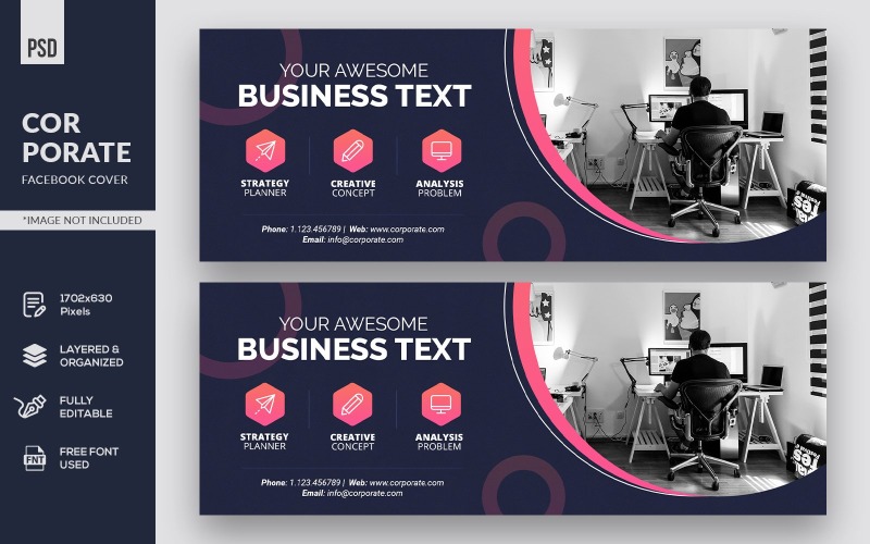 Facebook Cover - Corporate Identity Template