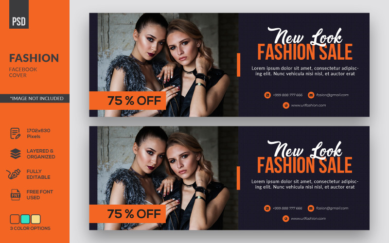 Download Фирменный стиль "Fashion Facebook Cover - Corporate Identity Template" / Fashion Facebook Cover - Corporate Identity Template - Фирменный стиль на тему графика facebook,store,banner,shopping,sale,seasons,friday,fashion,template,social,fb,timeline,cover,graphic,marketing,advertising,promotion,business