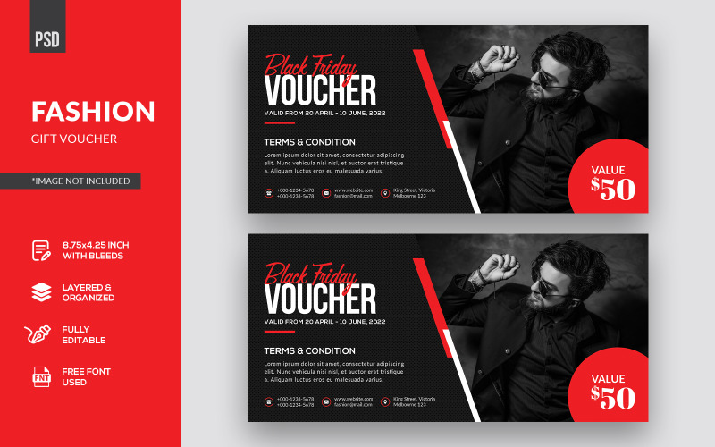 Download Фирменный стиль "Fashion Gift Voucher - Corporate Identity Template" / Fashion Gift Voucher - Corporate Identity Template - Фирменный стиль на тему графика gift,coupon,template,discount,fashion,voucher,design,business,card,invitation,special,buy,price,shop,promo,graphic,promotion,beauty salon,shopping,gift voucher