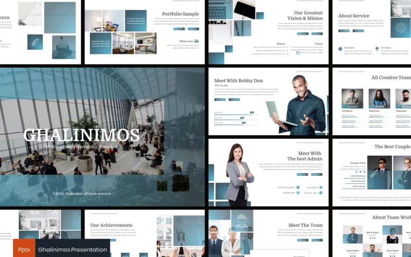 Ghalinimos PowerPoint-sjabloon