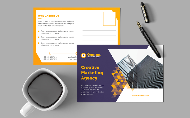Download Фирменный стиль "Postcard Creative - Corporate Identity Template" / Postcard Creative - Corporate Identity Template - Фирменный стиль на тему графика card,invite,corporate,business,marketing,commercial,multipurpose,modern,creative,design
